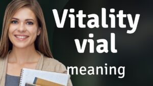 vitality meaning​