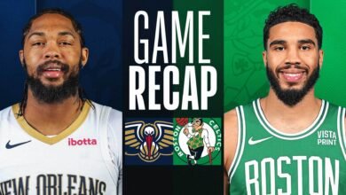 new orleans pelicans vs boston celtics match player stats​