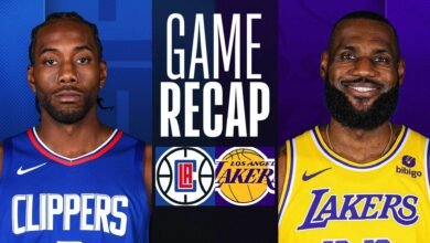 lakers vs la clippers match player stats