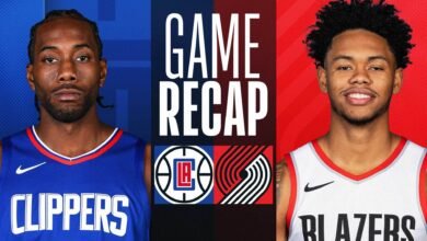 la clippers vs portland trail blazers match player stats​