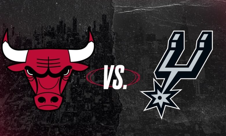 chicago bulls vs san antonio spurs match player stats​