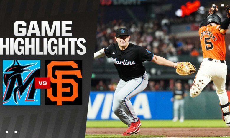 miami marlins vs san francisco giants match player stats​