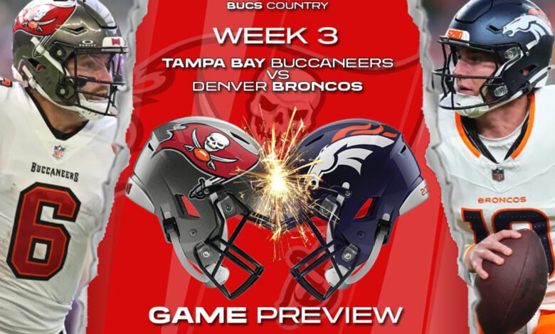 tampa bay buccaneers vs denver broncos match player stats​