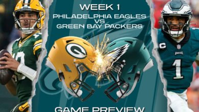 packers vs philadelphia eagles match player stats​