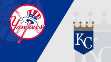 kansas city royals vs yankees match player stats