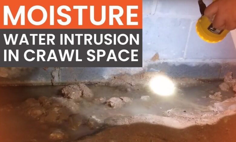 water in crawl space​